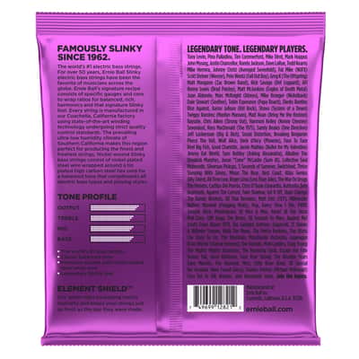 Ernie Ball 2821 Power-Slinky 5-String Nickel Wound Electric Bass Strings (50-135) image 2