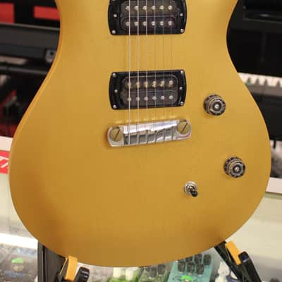 PRS SE CE-24 Standard Stoptail Satin Electric Guitar Metallic Gold w/Gigbag 5lbs 15oz image 1