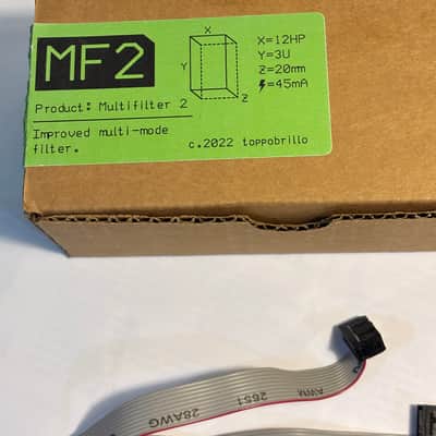 Toppobrillo Multifilter 2 Eurorack Filter Module (Silver) image 3
