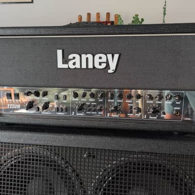 Laney TT50H Tube Head + Laney Cab 4x12 + Footswitch | Full Stack image 2