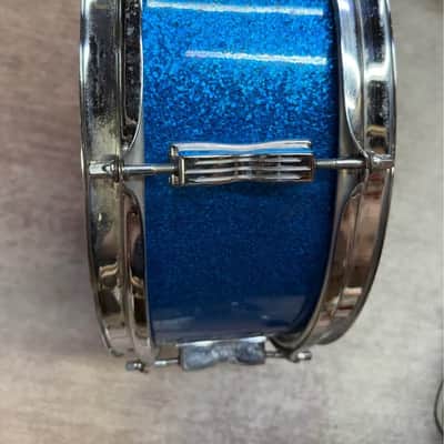 Ludwig 14x5 Pioneer Snare 1970s - Blue Sparkle image 5