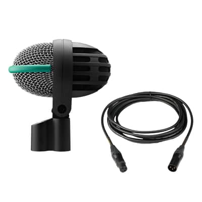 AKG D112 MKII Dynamic Kick Drum Microphone Bundle with Mogami Gold XLR Cable