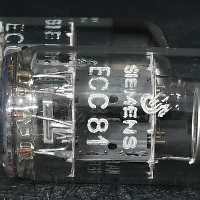 2x 1960's ECC81/12AT7/A2900 Siemens Top Ring Getter Made in Germany Amplitrex Tested Tube image 6