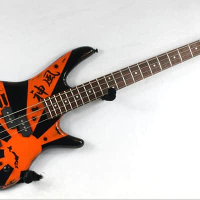 Custom Painted 2019 Ibanez Gio SGR 200B With Light Relic and Graphics image 6