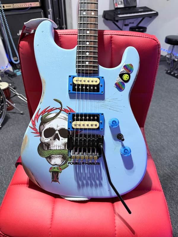 Charvel Charvette 1980-1990 - Matte Sky Blue image 1