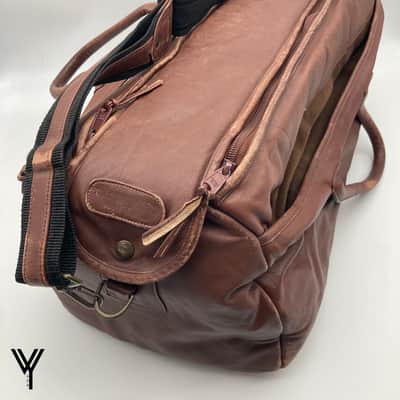 The Brasswind (Cronkhite?) Triple Leather Gig Bag - Leather image 1