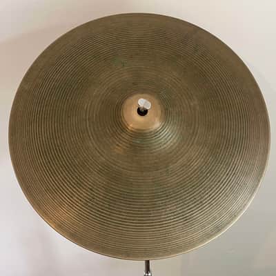 Zildjian 13" A. Zildjian '60s Stamp Hi-Hat Cymbals (Pair) 1960s - 760g and 1174g image 6