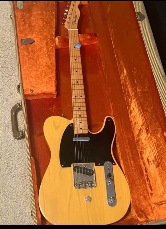 Fender American Vintage '52 Telecasterw/ Forrest Lee B Bender and custom shop pickups  2000s - Butterscotch Blonde image 1