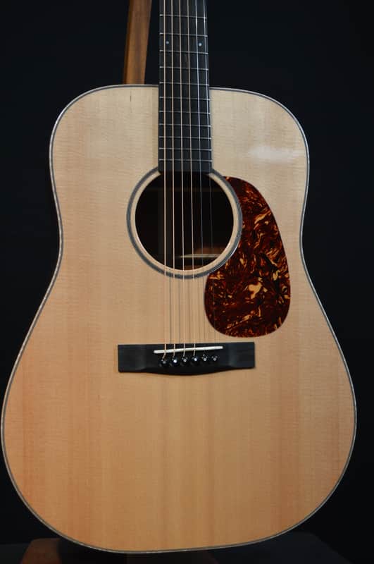 Brand New Huss and Dalton DM Custom Dreadnought Acoustic Guitar - Spruce/Mahogany, Natural image 1