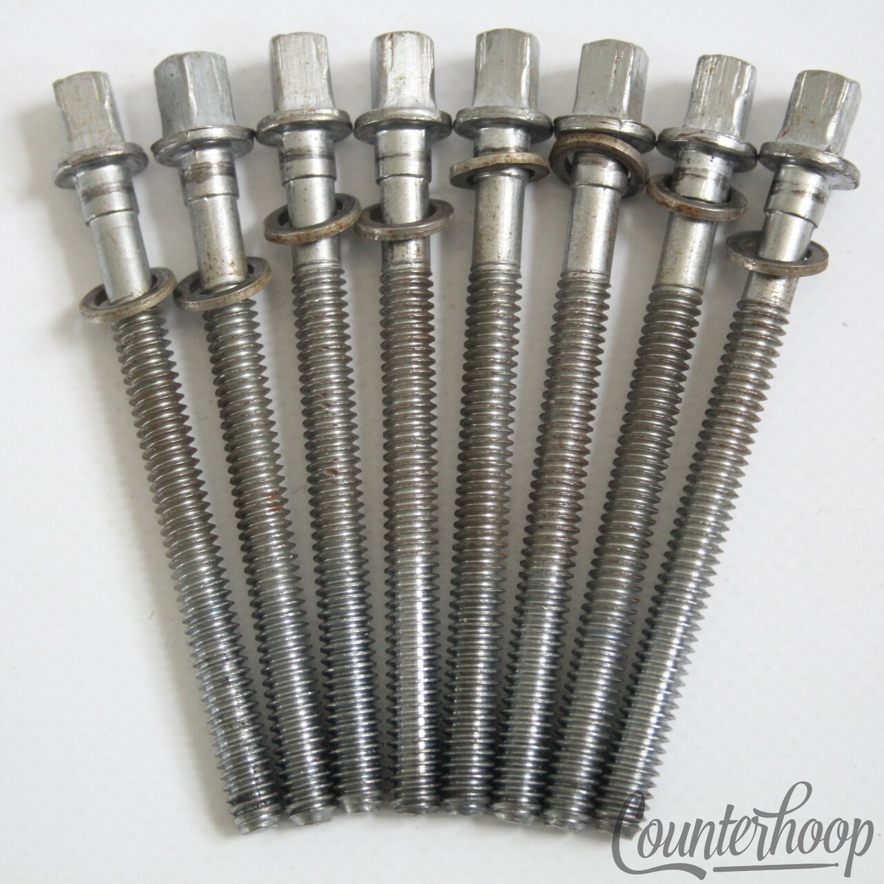 Rogers 8x Tension T-Rods 2 1/2"Chrome Floor/Tom/Snare Drum Cleveland 60s Holiday — main photograph