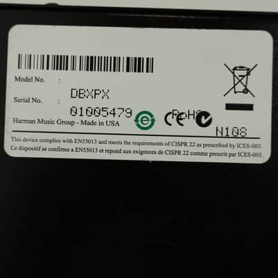 dbx DriveRack PX Powered Speaker Optimizer W/ Manuals image 12