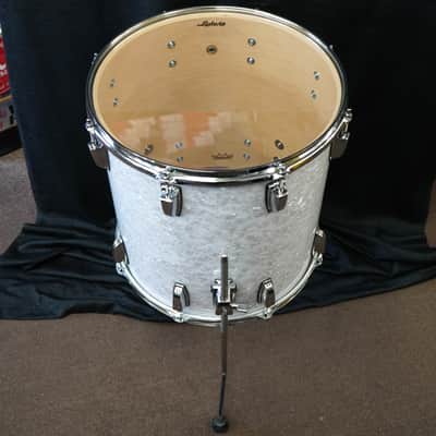 Ludwig USA Classic Maple Series 16x16" Floor Tom w/ Legs - White Marine Pearl image 7