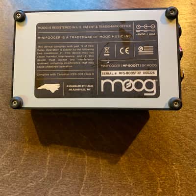Moog Minifooger MF Boost Analog Boost Pedal image 4