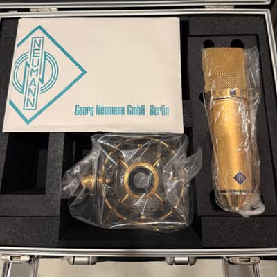 Neumann U 87 24k Gold 70th Anniversary 1998 NOS all original packaging! RARE! image 1