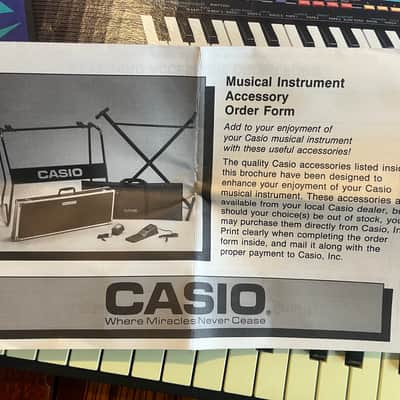 Casio SA-9 Black ORIGINAL BOX AND PAPERWORK image 18