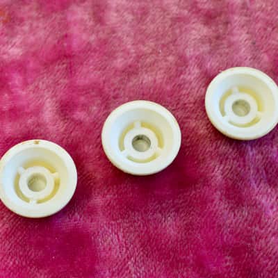 Vintage 1960's Fender Stratocaster Knob Set - Pre-CBS Control Knobs 1963 1964 Volume Tone image 13