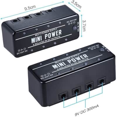 Rowin 8 Isolated 9V DC Outputs Mini Power Supply for Guitar Effects Pedal image 4