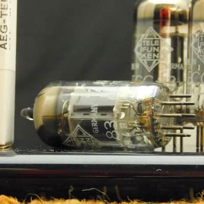 Mullard Telefunken NOS ECC83 12AX7 New In Box 1967 Vintage Glass image 3