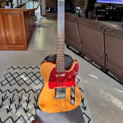Old Growth Hackenberry wood Telecaster  body with  Fender Tex Mex pickups image 3