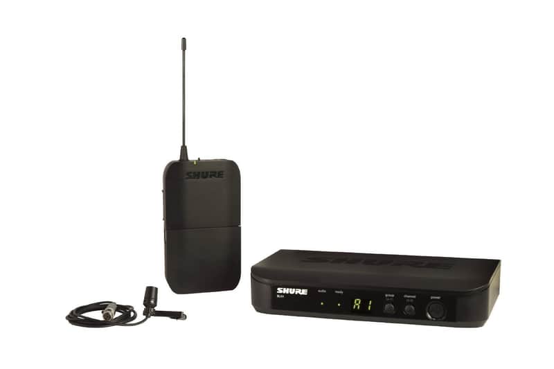 Shure BLX14/CVL Mic Wireless System with CVL Lavalier Microphone Band H10 image 1