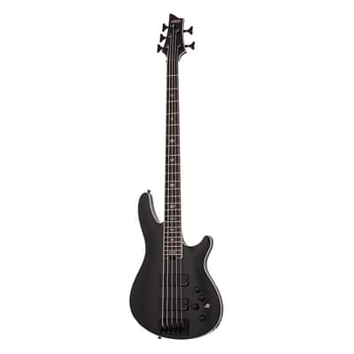Schecter SLS Elite-5 "Evil Twin" 5-String Bass - Satin Black - Open Box image 2