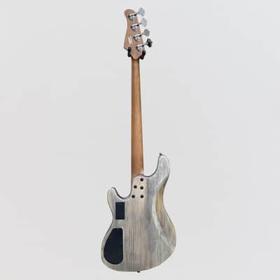 Cort GB-Modern 4 String Electric Bass Guitar - Open Pore Charcoal Gray image 9