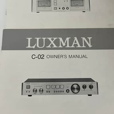 Luxman Amp, Pre Amp M02 ,C02 1980’d - Gray image 2