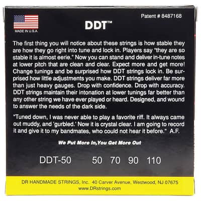 DR Strings Drop-Down Tuning DDT-50 Heavy image 3