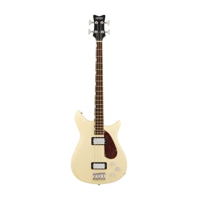 Gretsch Electromatic CVT Bass with Double-Cut, Laurel Fingerboard and Mahogany Body (Vintage White) image 1