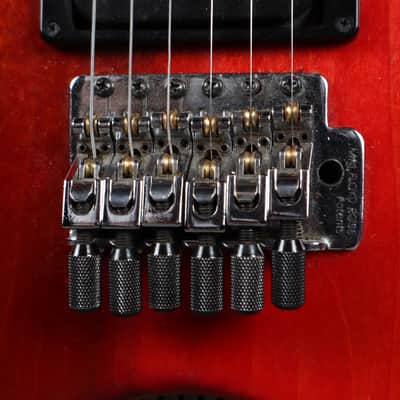 Kramer Vanguard USA 1982 Two Tone Trans Red Zebra image 8