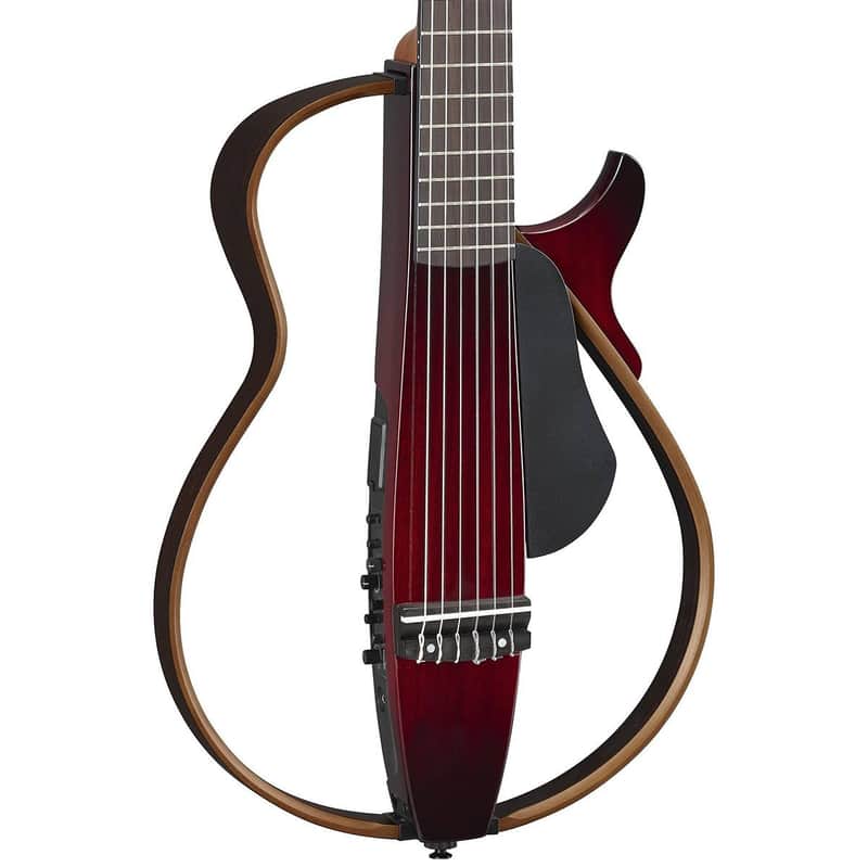 SLG200N Nylon String Silent Guitar (Crimson Red Burst) image 1
