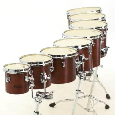 TreeHouse Custom Drums Academy Concert Toms - Full Set 6-8-10-12-13-14-15-16 EARTH BROWN Bild 5