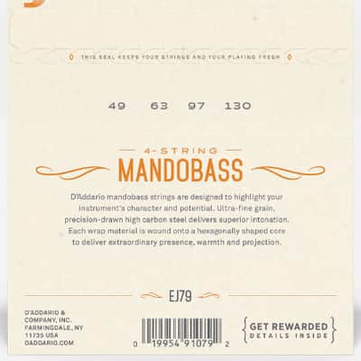 D'Addario EJ79 Copper Mandobass Strings, 49-130 Bild 2