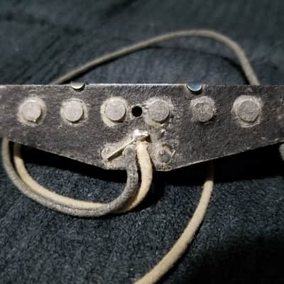 Fender Telecaster 1966-67 Tele NECK PICKUP 7.36k Cloth Wire Vintage image 4