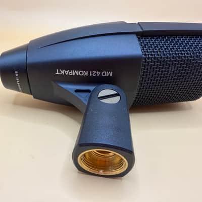 Sennheiser MD421 Kompact Cardioid Dynamic Microphone w/ Drum Clamp 2024 - Present - Black image 3