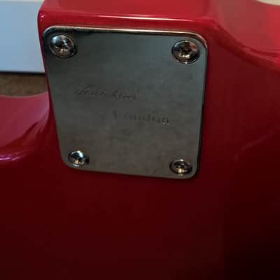 Hutchins Doodlebug -- Brand New Cond; 4 Humbuckers; Paisley & Red Transparent Finish; w/ New Gig Bag image 18