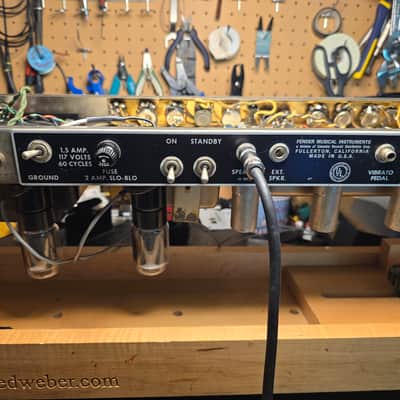 Fender BANDMASTER 1966 w/Mather Cab image 11