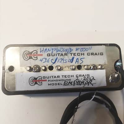 Guitar Tech Craig handwound Emperor P90 nos Alnico 5 image 2