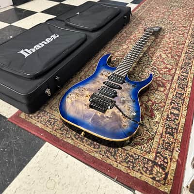 Ibanez RG1070PBZ-CBB Premium 2017 - 2019 - Cerulean Blue Burst image 1