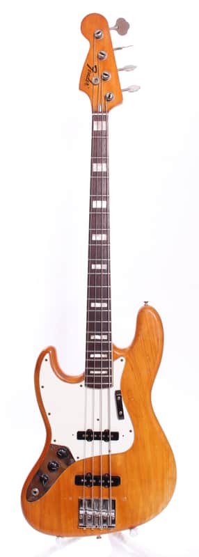 1975 Fender Jazz Bass Lefty Natural image 1