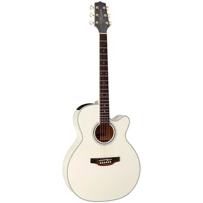 GN37CE PW NEX Cutaway Pearl White Takamine image 3