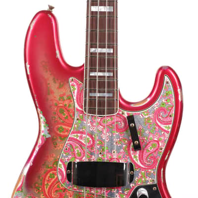 Fender Custom Shop Limited Edition Paisley Jazz Bass Heavy Relic image 6