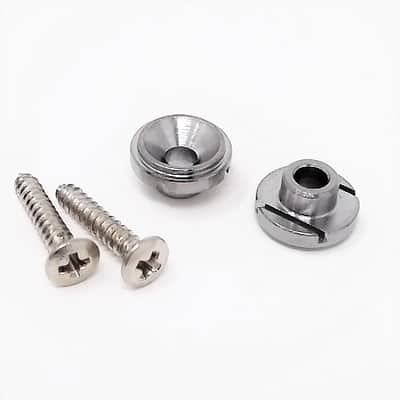 True Custom Shop® Chrome Round Vintage Old Style String Tree Retainer for Fender Tele & Strat image 2