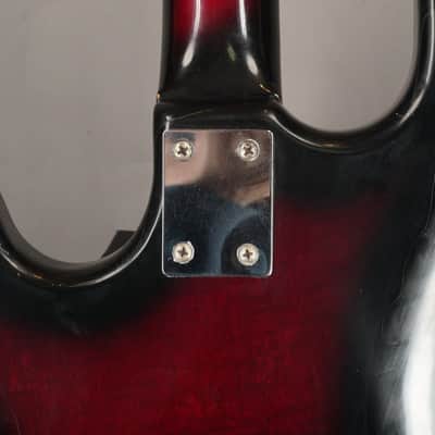 Hofner 176 Deluxe 1960s - Ruby Shaded w white headstock image 14