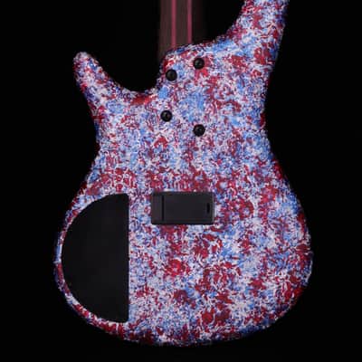 Ibanez SR5A250 SR Premium 5-String Electric Bass - Red, White and Blue image 3