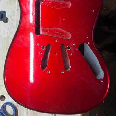 Mustang Guitar Body - Wine image 1