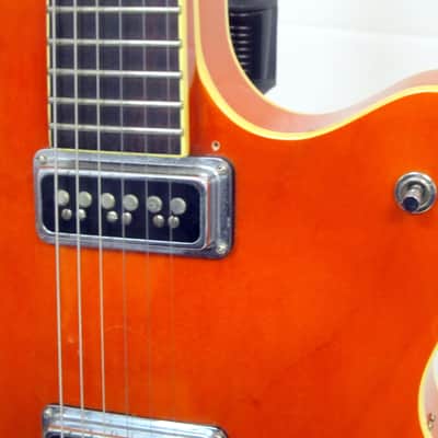Used Gretsch G3140 Historic Synchromatic Thinline Orange VGC image 15