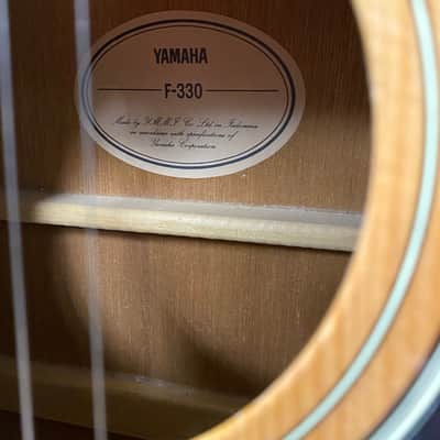 Yamaha F330 dreadnought acoustic guitar - S/H image 7