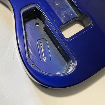 1990 Japan Charvel 275 Deluxe Candy Blue Guitar Body Floyd Ready image 19