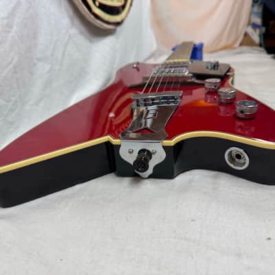Gretsch G6199 Billy-Bo Jupiter Thunderbird Guitar with COA + Case - MIJ Made In Japan - Red image 17